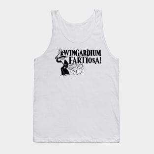 Funny Sorcerer Farting Wingardium Fartiosa Tank Top